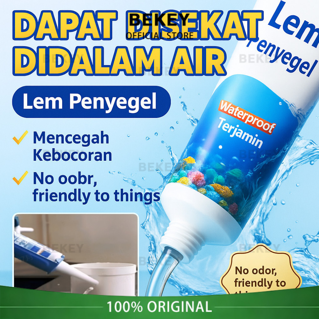 [BEKEY]Sealant bawah air/menyumbat kebocoran dan memperbaiki kebocoran tangki ikan/ tahan air Lem ka