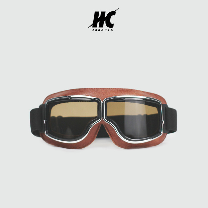 (wow05) Herorider Goggles Classic Vintage Brown