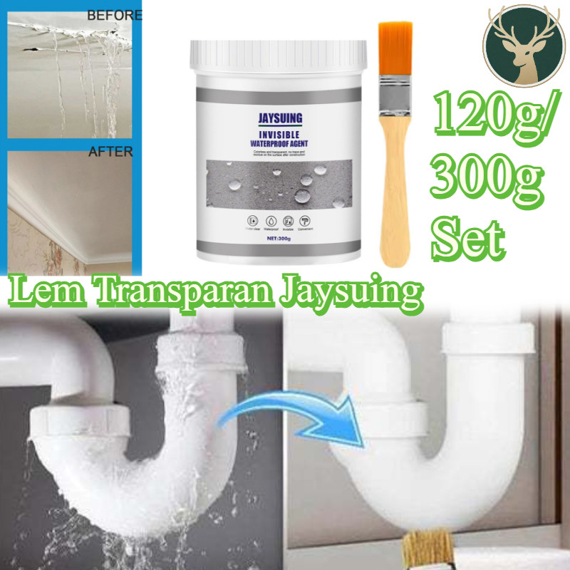 150g/300g Lem Transparan Jaysuing/ Lem Anti Bocor Super Kuat/ Lem Keramik Anti Bocor/ Transparan Ant