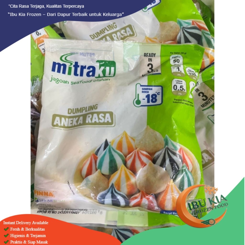 mitraku dumpling mix aneka rasa 250gram