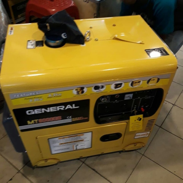 genset silent 5000 watt 1 phase otomatis diesel