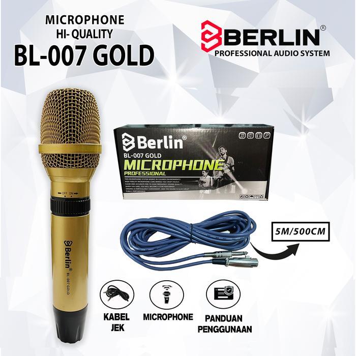 Mic Kabel Berlin BL-007 / Kabel 5M / Original - Gold