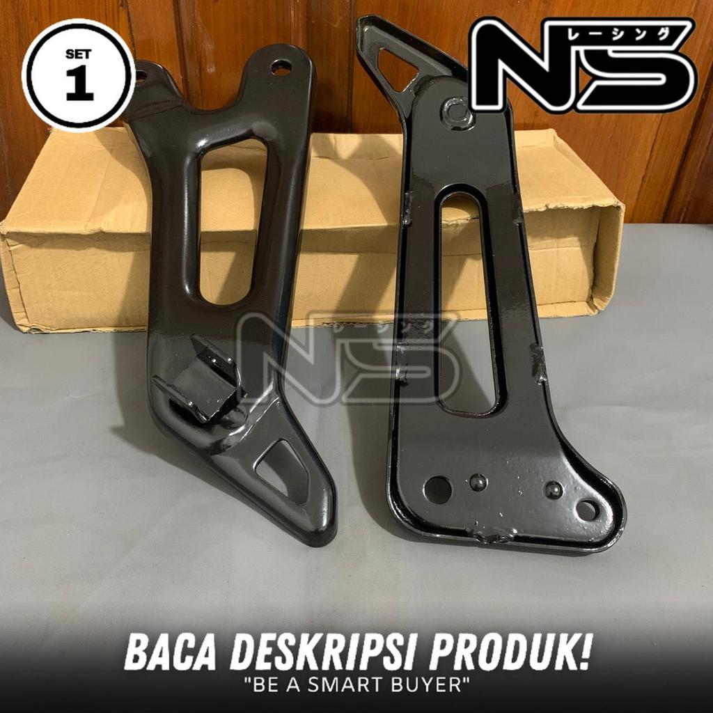 Footstep Foot Step Belakang Rx King New 2007- 2008 HITAM