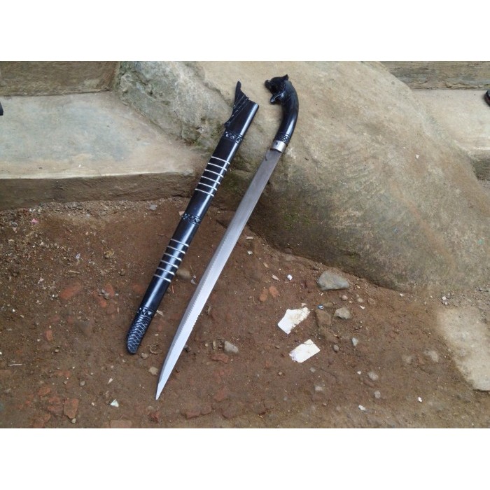 Pisau baja super tajam / Golok baja asli / pedang samurai panjang /