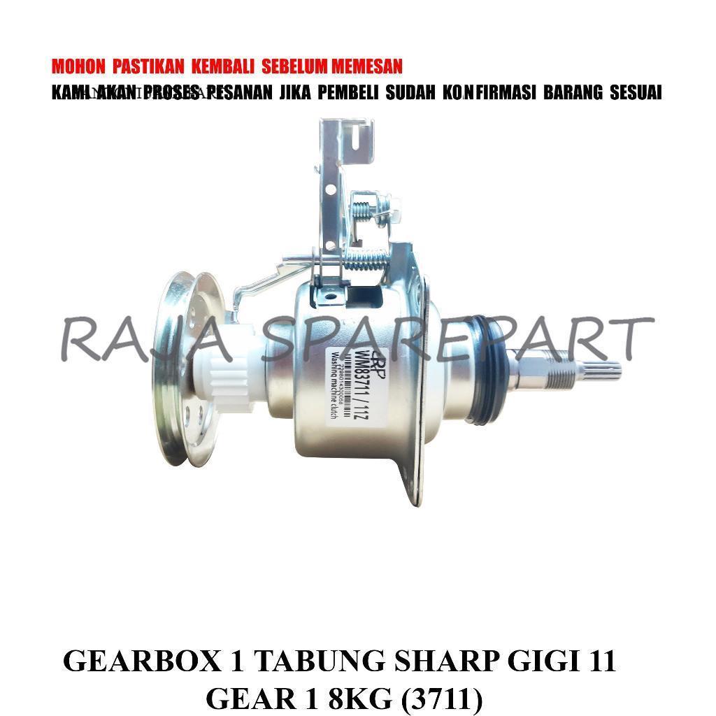 GEARBOX MESIN CUCI GIRBOX GEARBOX 1 TABUNG SHARP GIGI 11 G1 8KG
