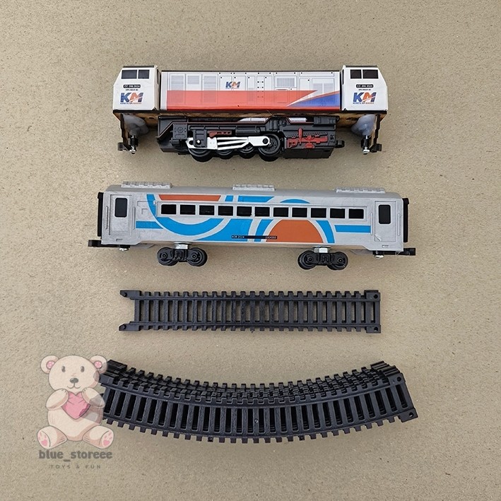 Kereta Api Indonesia - Gerbong Rangkaian Kereta Api ( handmade )