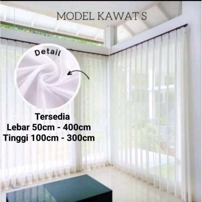AG - gorden tirai jendela minimalis dalaman gorden