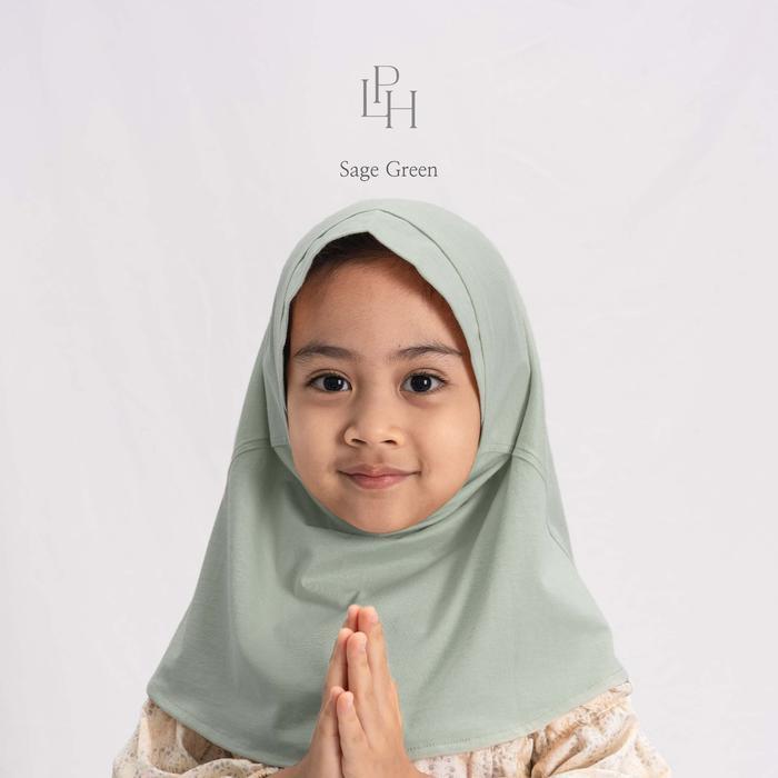 Little Palmerhaus LPH Raya Collection Instant Hijab Bergo Kerudung Instant Anak Usia 1-6 Tahun - Sag