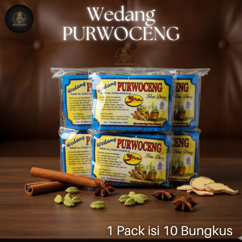 Wedang Rempah Purwaceng Khas Dieng - isi 10 sachet dari akar purwaceng asli