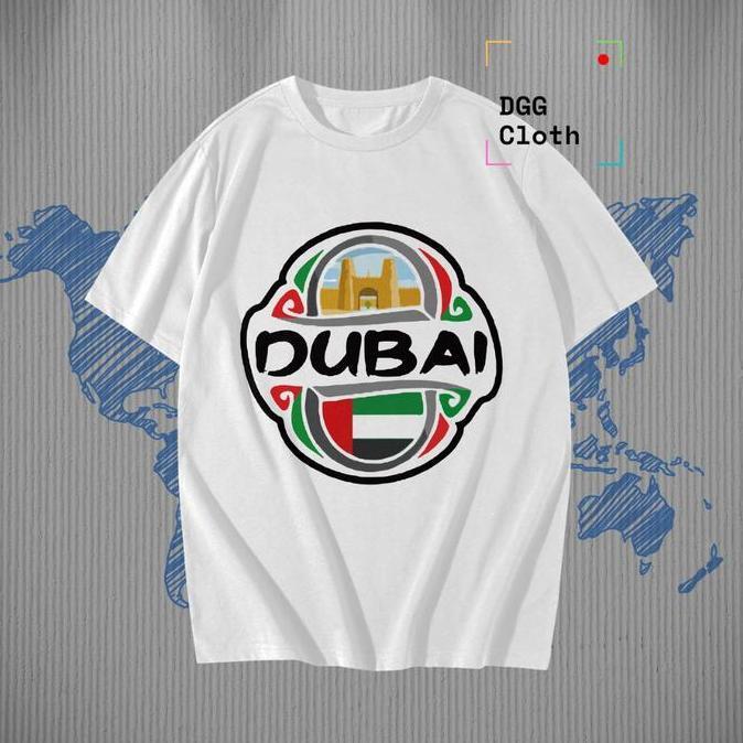 KAOS SOUVENIR NEGARA DUBAI BANYAK MODEL, BAJU OLEH-OLEH DUBAI 69