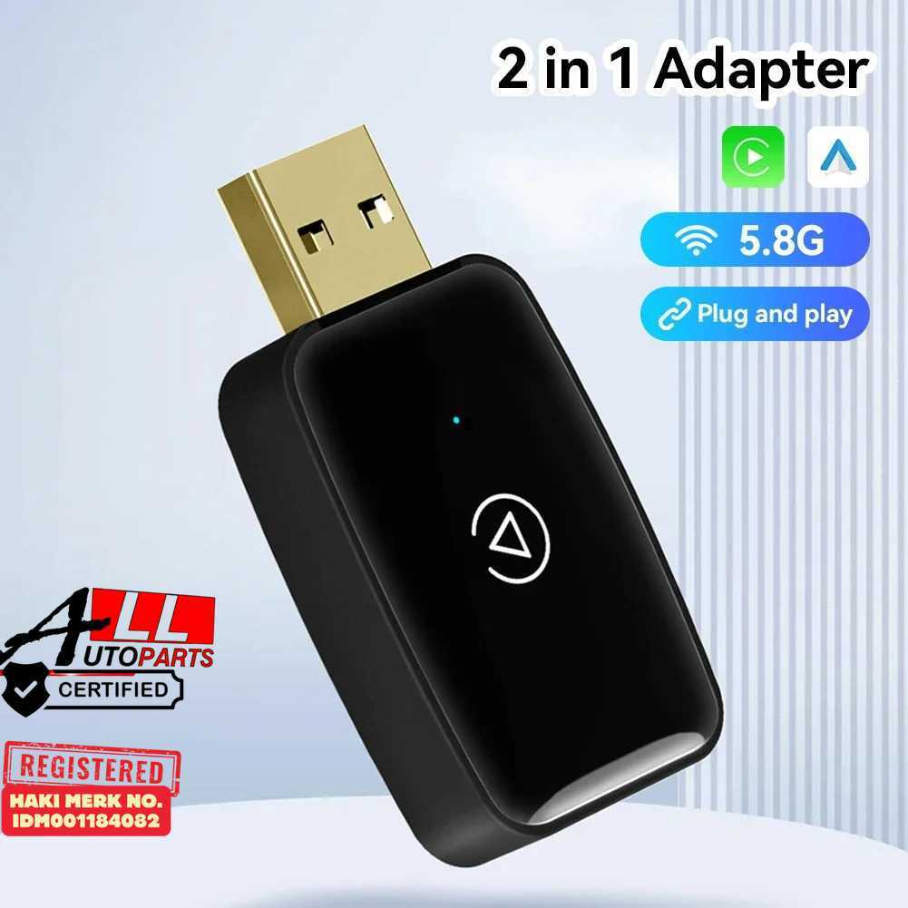 Wireless CarPlay Adapter USB Dongle Android Auto Bluetooth 5.0 - PS-U2