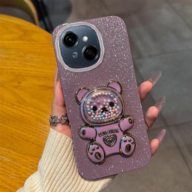 Soft Silikon Case Hp Untuk Tecno Spark Go 1 Casing Softcase Untuk Tecno Spark Go1 KL4 Glitter Dengan