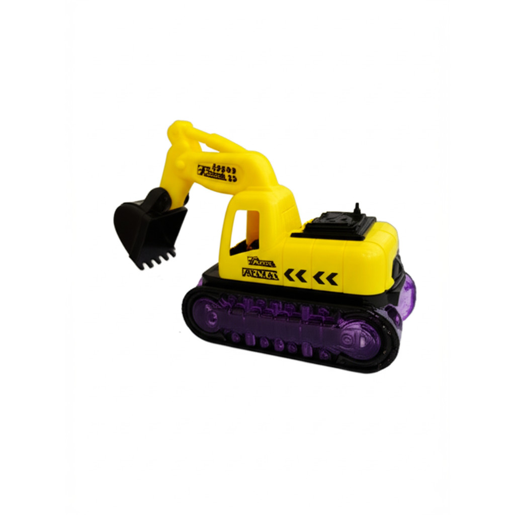 Mainan Excavator Anak – Truk Alat Berat Konstruksi Mini Dorong Warna Warni Edukatif Murah