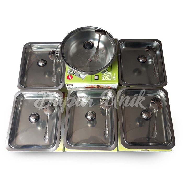 prasmanan set tutup full kaca hockway 555