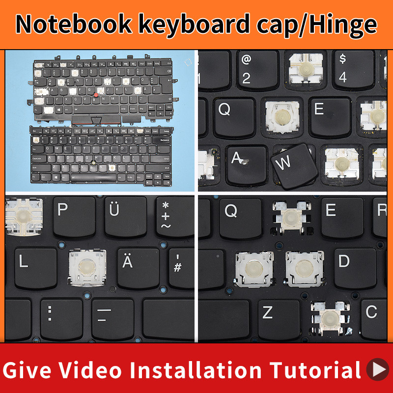 Reacement Keycap Key cap &Scissor Clip&Hinge For Lenovo ThinkPad X1 Carbon Gen 3RD 4TH 5th 6th GEN6 