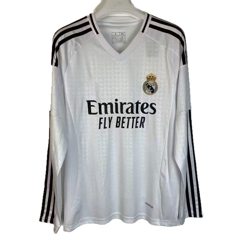 Women's Real Madrid Home Jersey Long Sleeve