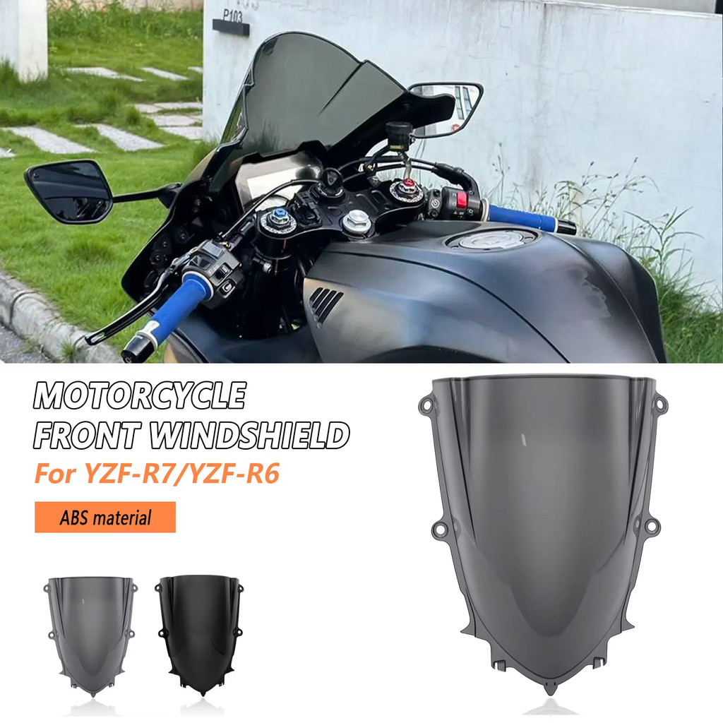 For YZF R6 YZF R7 YZFR7 YZF-R6 2017-2024 YZF-R7 2021-2024 Double Bubble Motorcycle Racing Sports Def