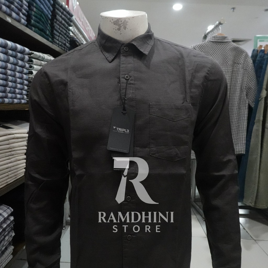 TRIPLE JEANS Kemeja Long Sleeve LS.543 1225