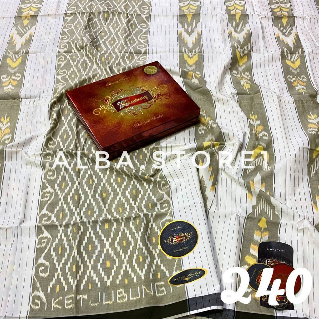 Sarung Ketjubung CLS Kembangan Gold Original Sarung Ketjubung Mesres CLS Jahit Tengah