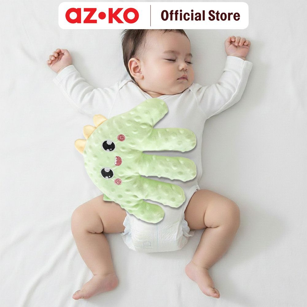 AZKO Ataru Kindla Bantal Anak Hand Palm Dino - Hijau Bantal Karakter Bantal Boneka Bantal Dekorasi K