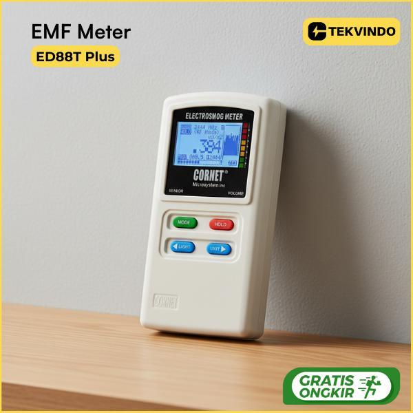 EMF Meter Cornet ED88T Plus Tri-Mode RF LF E-Field Electrosmog Gauss Meter Digital Profesional
