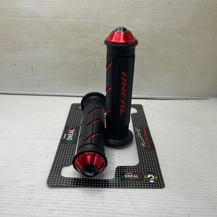 ￼GRIP HANDGRIP JALU CNC MODEL DOMINO UNIVERSAL ONEAL - Merah