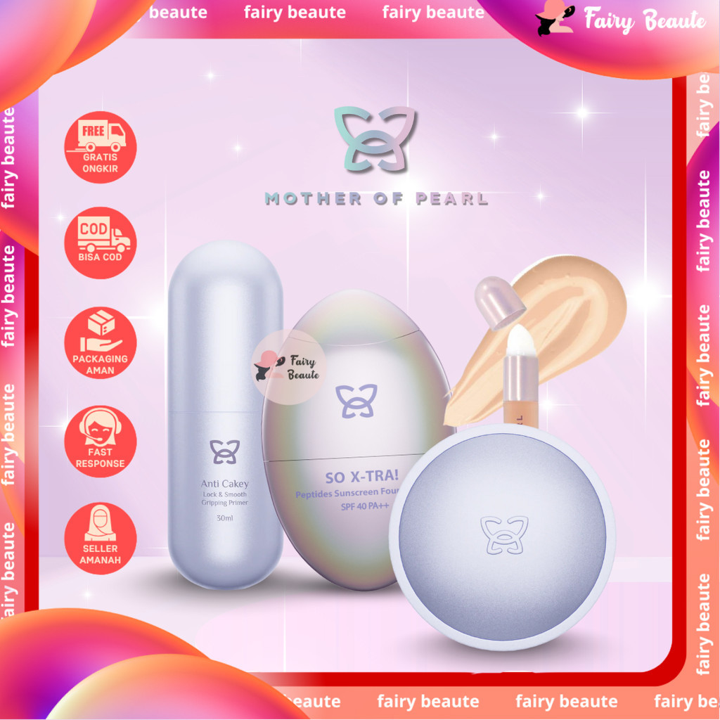 Mop Beauty Mother Of Pearl Loose Powder | Primer | Foundation | Concealer By Tasya Farasya Make Up O