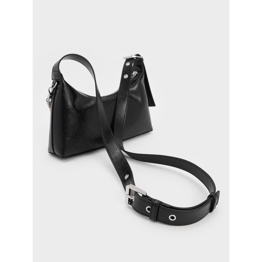 [2.2 Ramadan Fashion Sale] - Tas Wanita CK Chain Atwood Shoulder Bag TC 2472-9 - 26cm - Sweet Stuff 