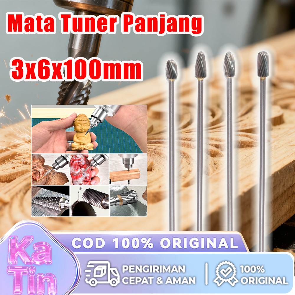 Mata Bor Tuner Reamer Porting 4pcs Mata Bor Tuner Panjang Tunner Cuner Cunner Porting 10cm Long Cunn