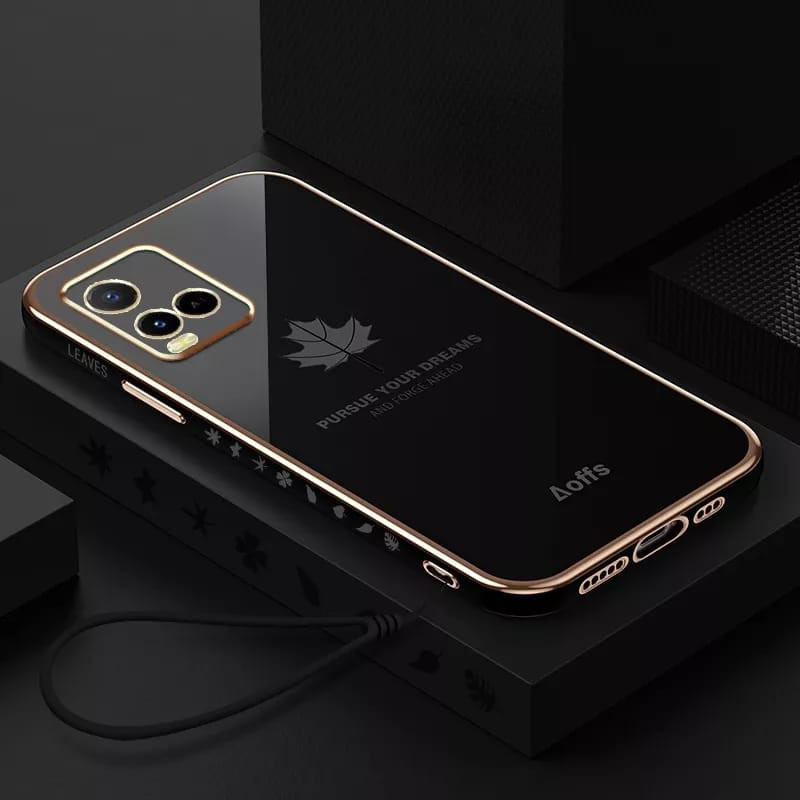 Case Vivo Y21 / Vivo Y21S / Vivo Y21T / Vivo Y21A / Vivo Y33S / Vivo Y33T Softcase Luxury Maple Sili
