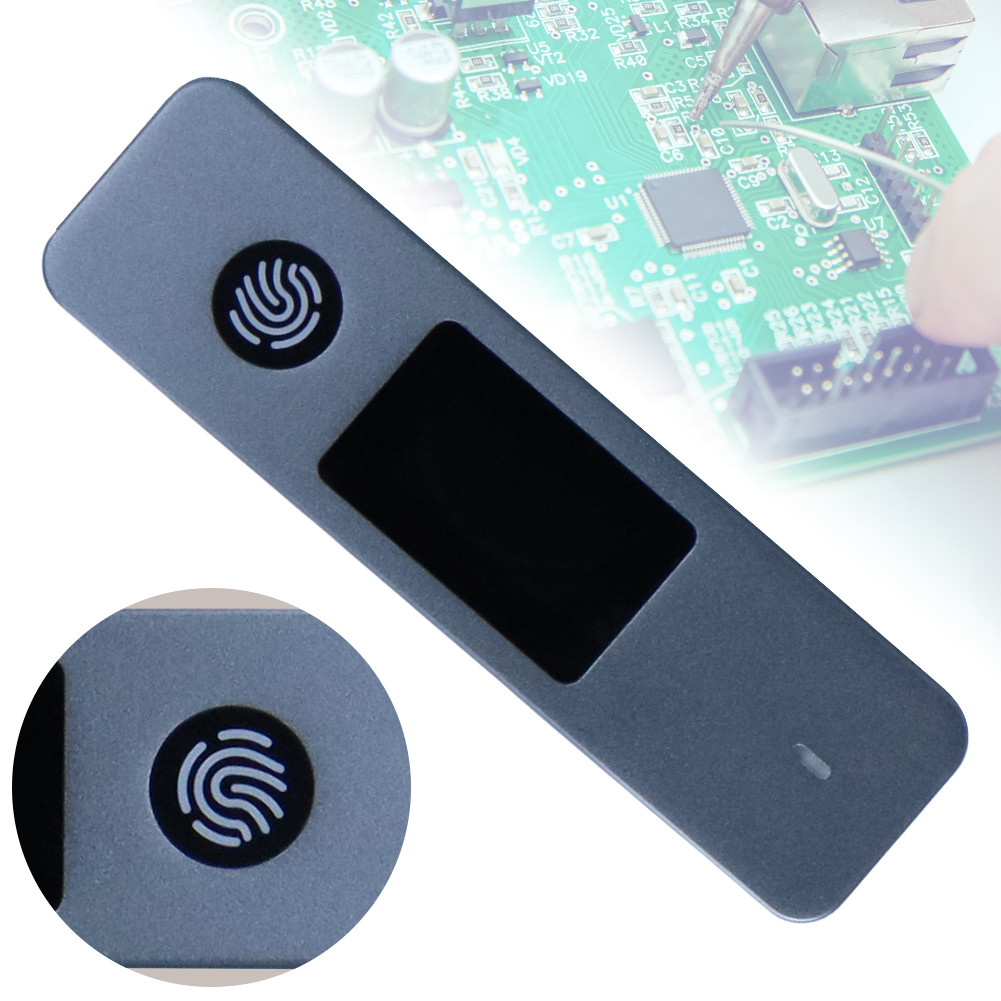 SSD Enclosure MKey B +M Key External Enclosure Box Visual Fingerprint Encrypted SSD Hard Drive Enclo