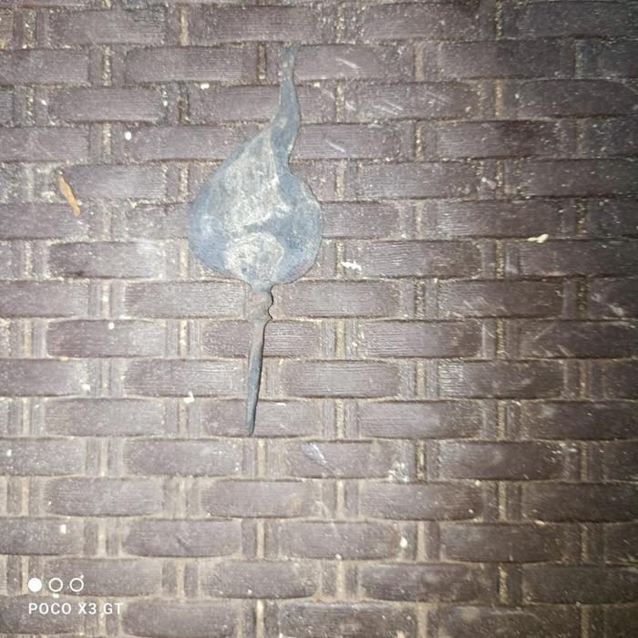 pusaka banyak angrem sepuh pamor pancuran mas KJM1122