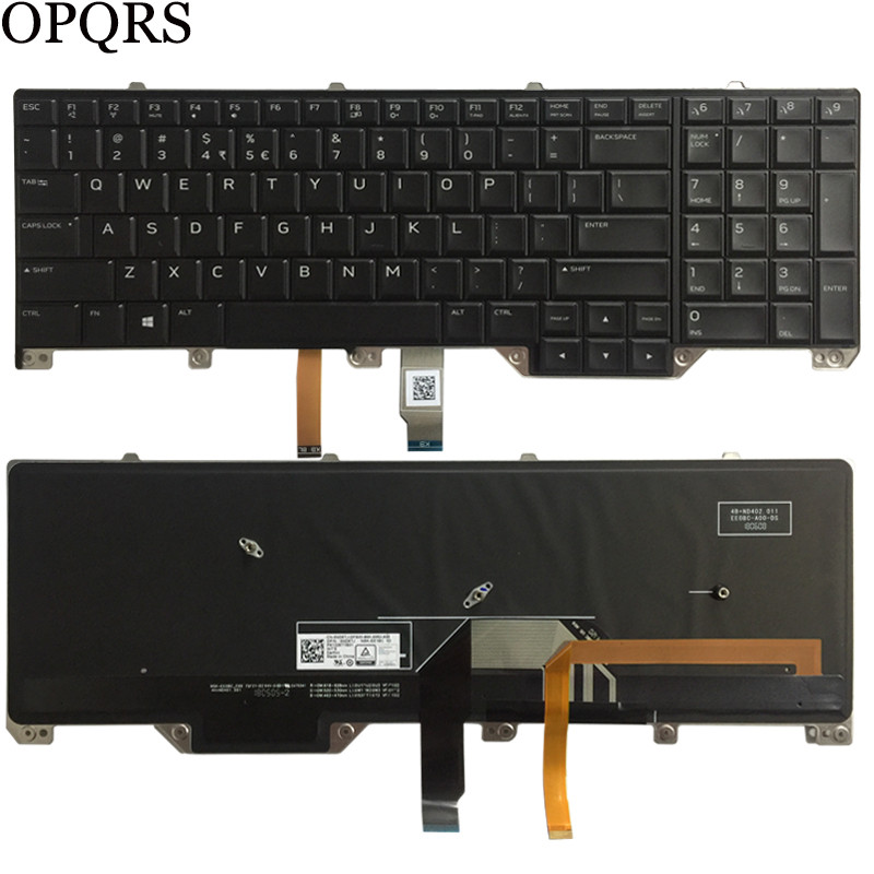 PREORDER NEW for DELL Alienware M17 17 R4 R5 US/Spanish/French laptop keyboard Backlit 0ND5TJ PK1326