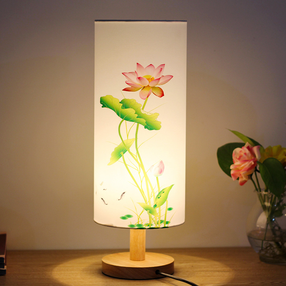 Chinese Wind Table Lamp Modern Chinese Bedroom Bedside Table Lamp Creative m Chinese Style Table Lam