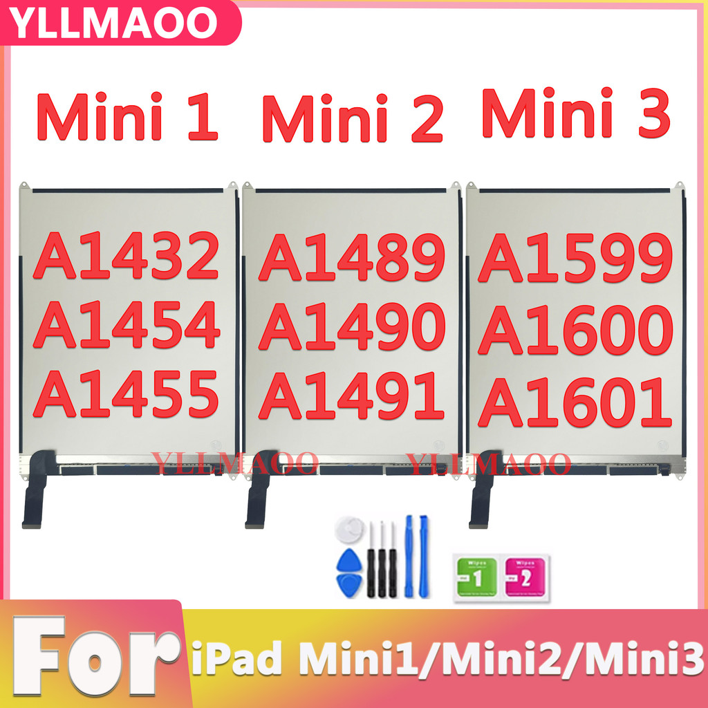 Tablet PC LCD Screen splay for iPad Mini 1 Mini 2 3 Mini1 Mini2 Mini3 A1432 A1454 A1455 A1489 A1490 