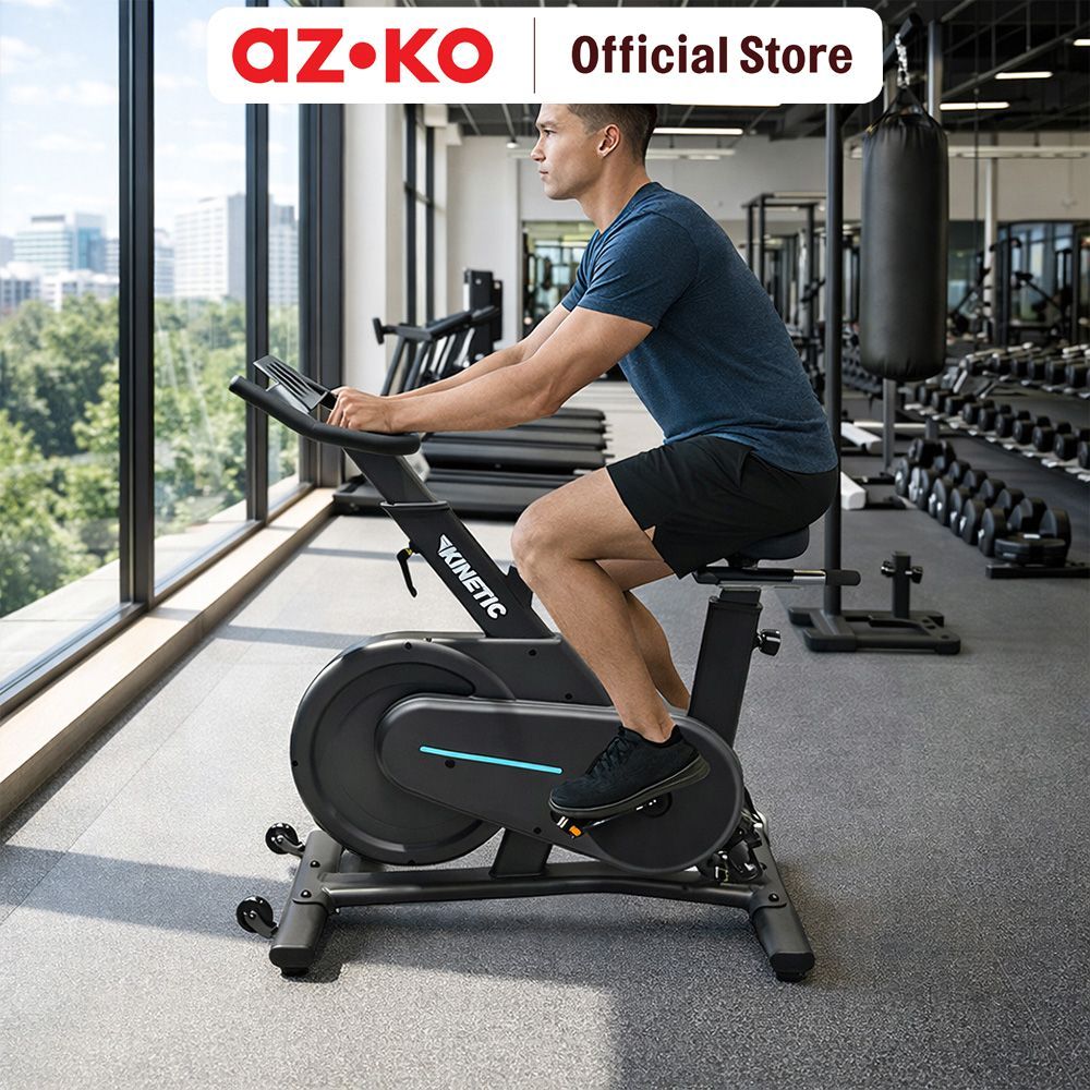 AZKO Kinetic Smart Sepeda Statis Sp201S - Abu-Abu Tua Peralatan Fitnes Alat Gym Peralatan Olahraga I