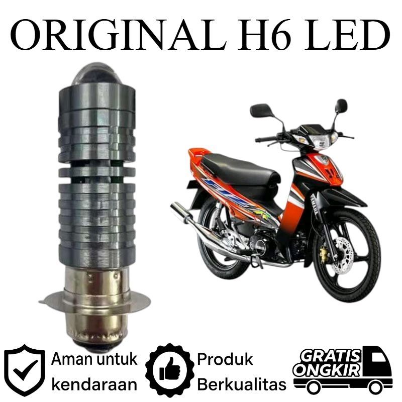 ORIGINAL 1pcs Lampu depan LED H6 Laser motor Yamaha F1z F1ZR Lie Cheng