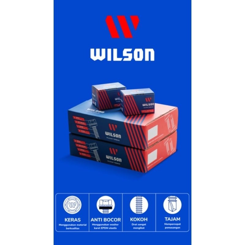 FAVORE Paket Skrup 1 Kotak Baut Roofing Baut Spandek