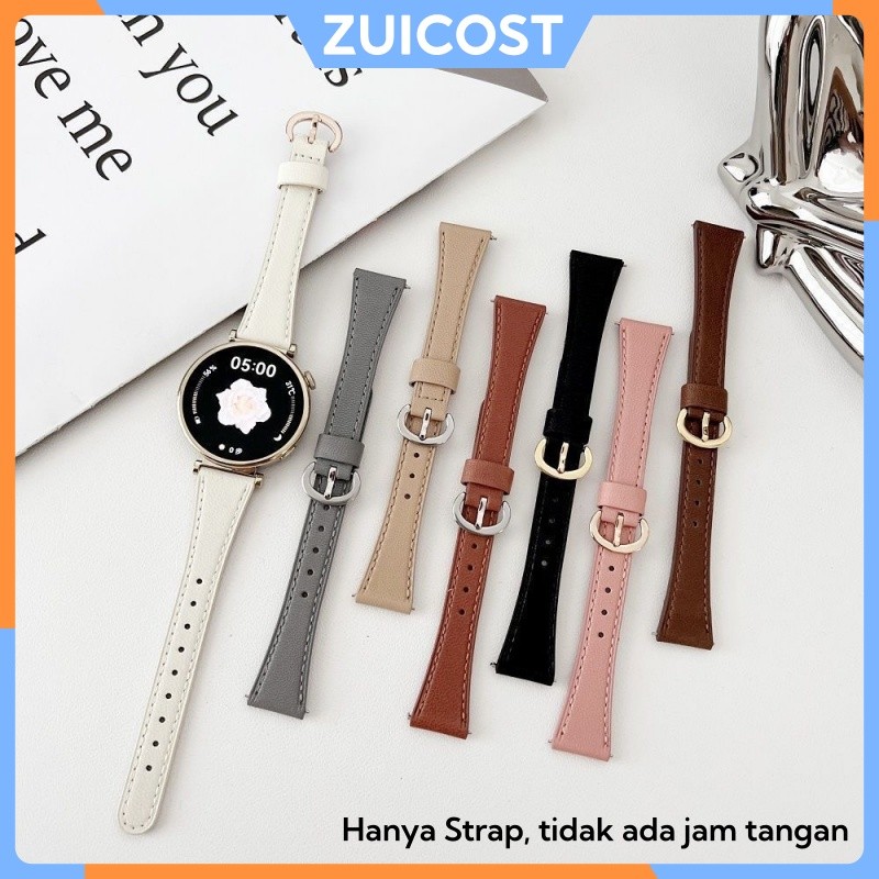 Tali Kulit Strap Leather 18MM for Huawei Watch GT6 GT5 GT4 41MM Tali Jam Huawei Watch GT6 41MM Quick
