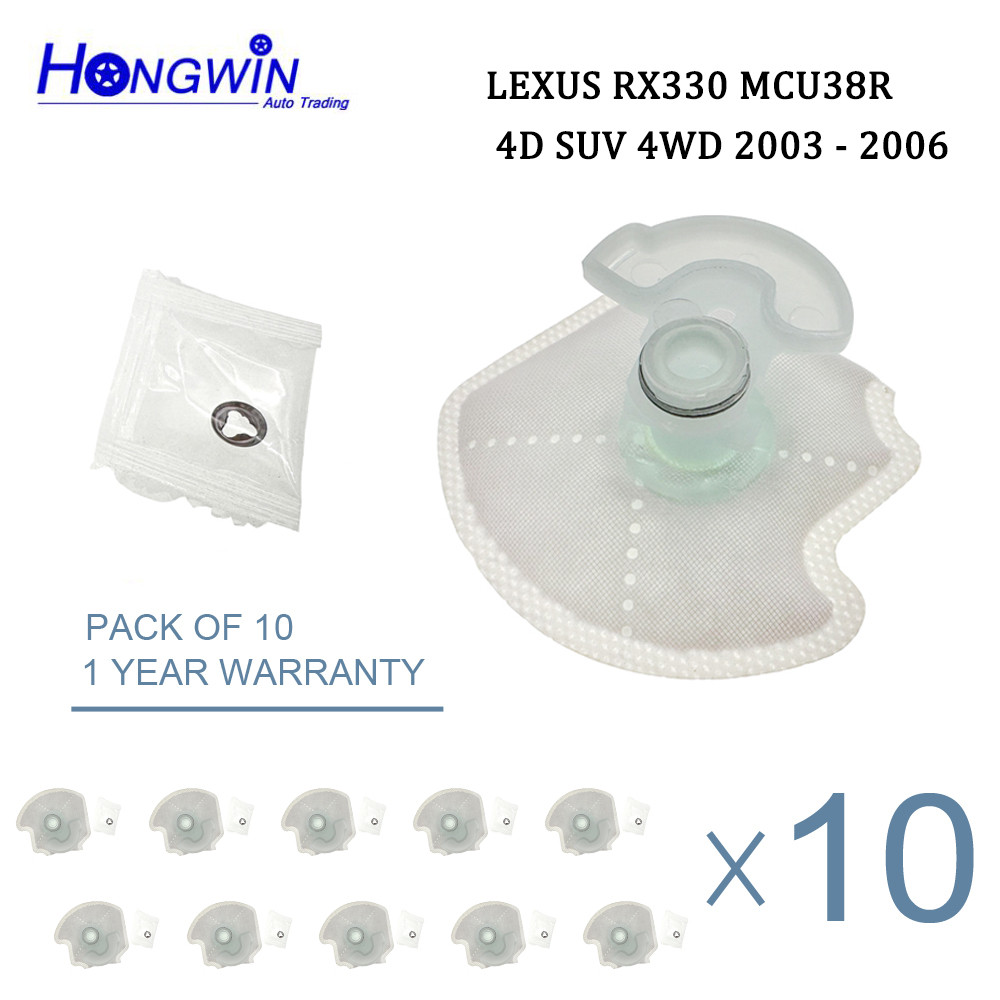 10PCS 23217-50100 2321750100 Fuel Pump Filter Strainer For Toyota 4Runner Lexus RX350 RX330 GX470 Su