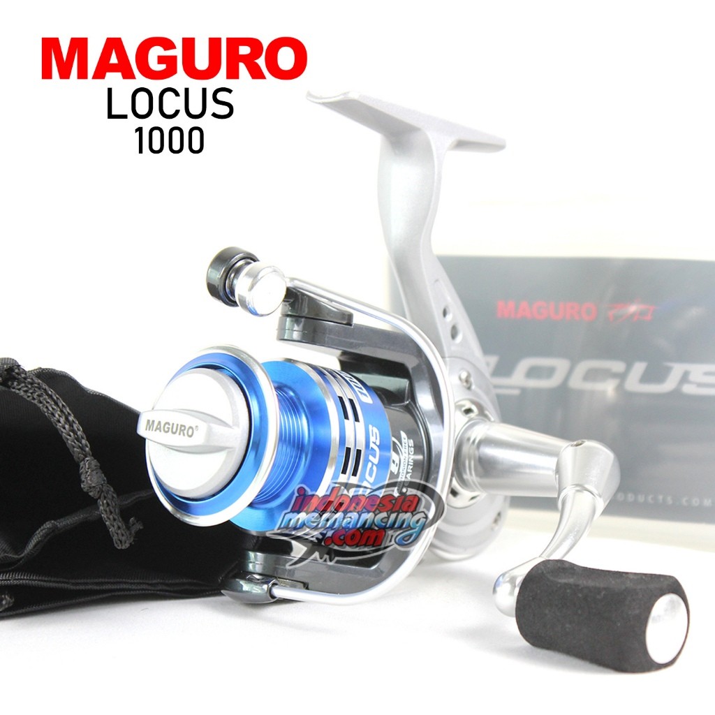 Reel MAGURO LOCUS | Power Handle | 1000 s/d 8000 | 9 BB | Laut Kolam Sungai | Galatama IM Plaza