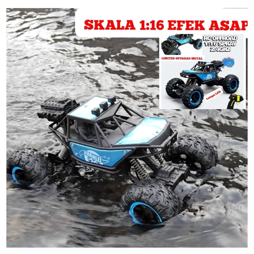 Terlaris ReadyMOBIL REMOTE CONTROL RC OFFROAD ANTI AIR BATERE CADANGAN ROCK CLIMBER  MAINAN REMOTE K