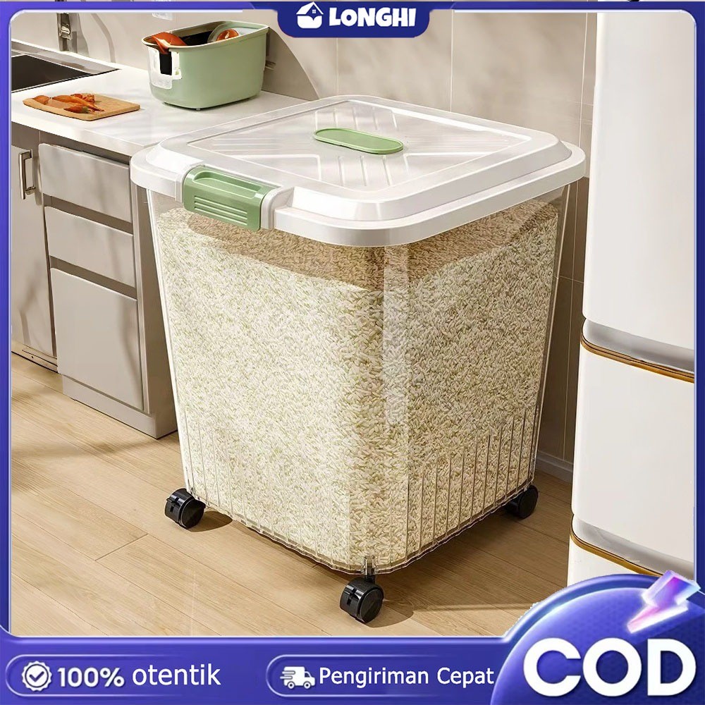 tempat menyimpan beras rice box toples beras tempat beras 10 kg estetik tempat beras 5 kg estetik ri