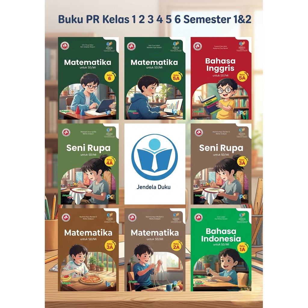 Buku pr sd kelas 1 2 3 4 5 6 semester 1&2 Intan Pariwara Edisi Baru