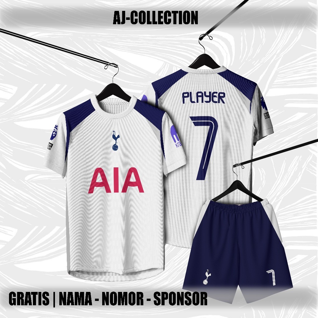 Jersey Tottenham Fans Home/Away 25-26 Fullprint // Csutom nama dan nomor UF