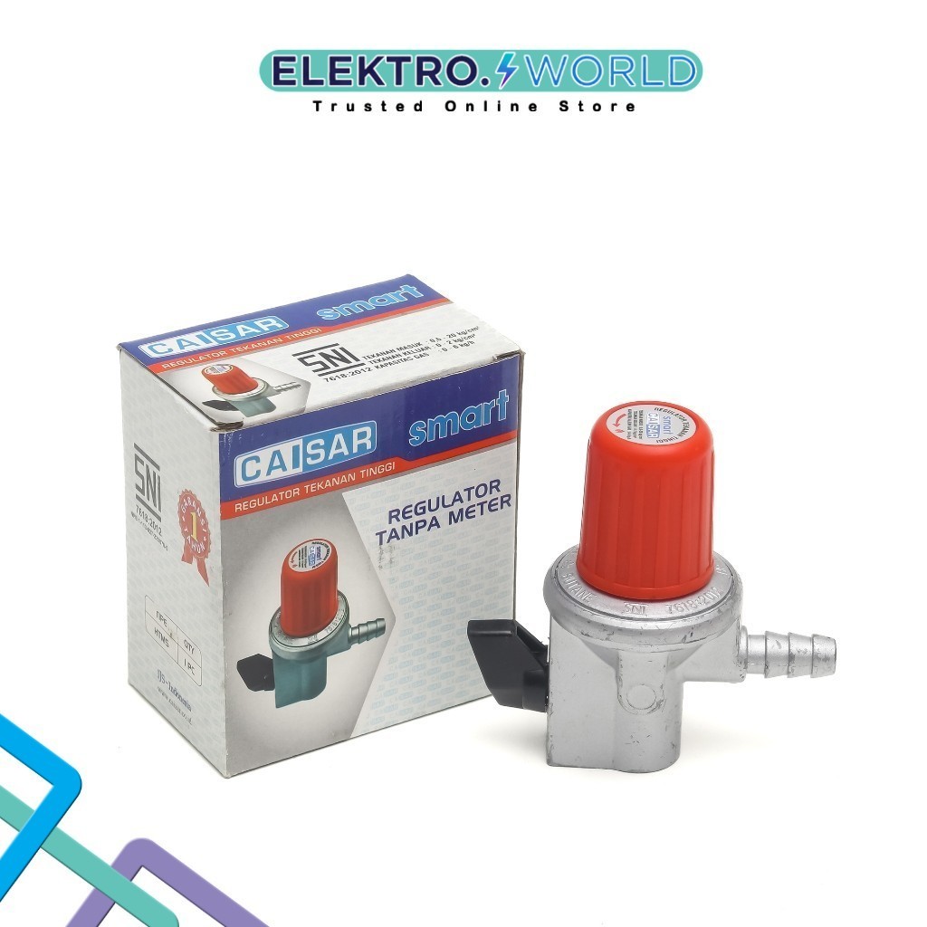 Caisar Regulator Gas Tekanan Tinggi HTMS HP SMART - Untuk Kompor Joss / Mawar