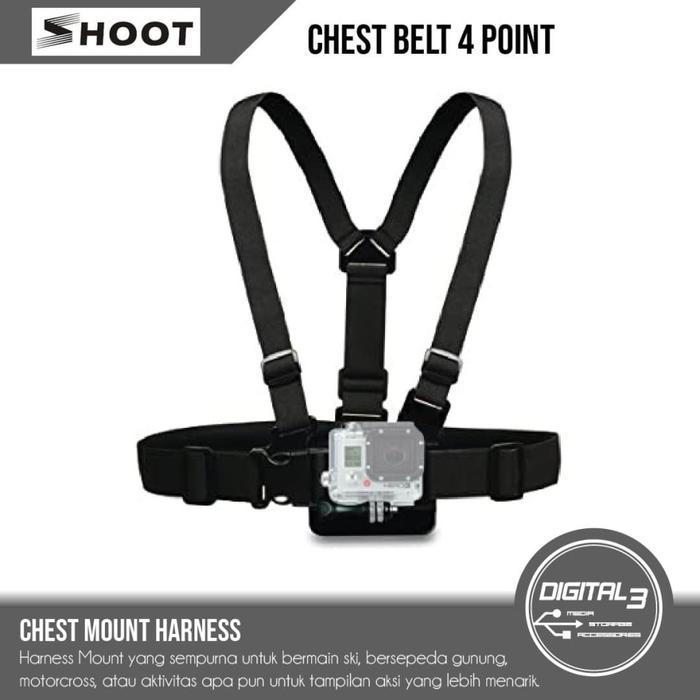 Promo 4 Point Chest Strap GoPro / Chesty / Chesty GoPro / GoPro Chest Strap