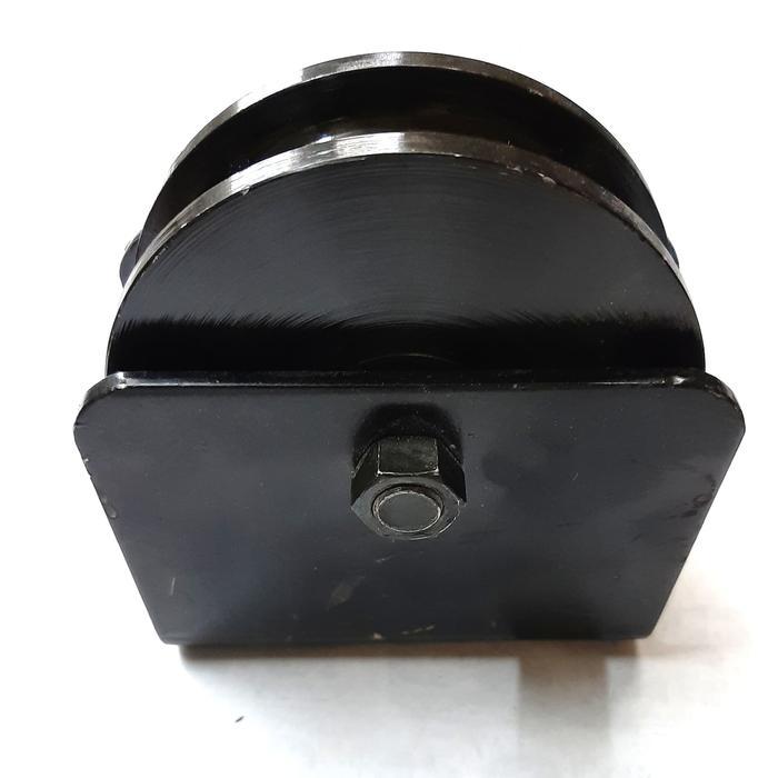 Rizqinastore88 roda pintu gerbang/roda pintu bubutan/roda besi gerbang 4 inch - SIKU (V) TERLARIS