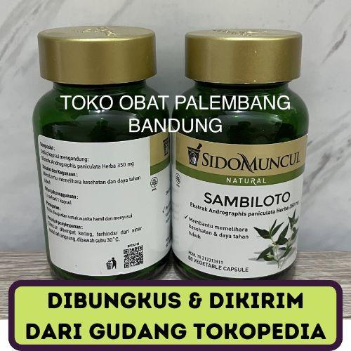 SIDOMUNCUL SAMBILOTO 50 KAPSUL SIDO MUNCUL ANDROGRAPHIS CHUAN XIN LIAN