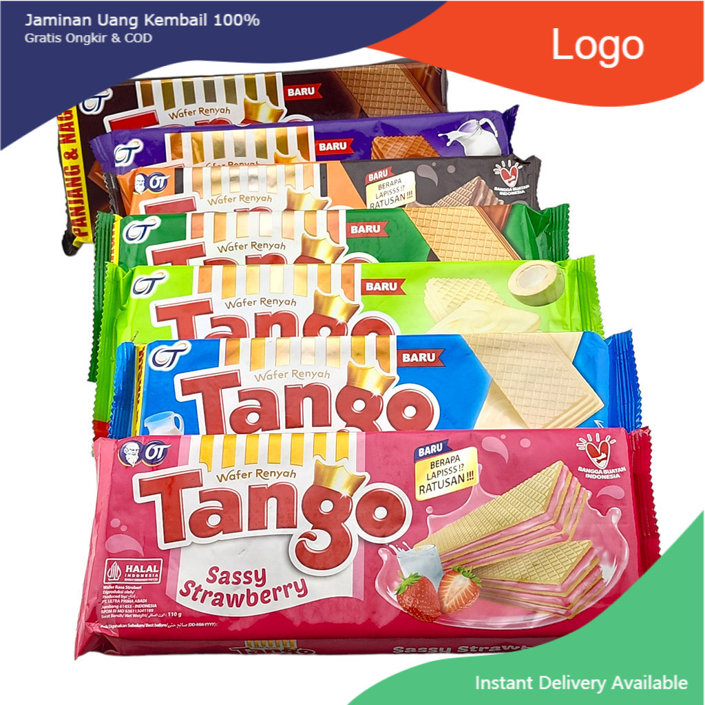 Tango Wafer Jumbo 110gr - Cokelat & Susu Vanila CIKI SNACK